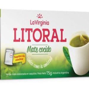 MATE COCIDO LITORAL 25 SAQUITOS SIN SOBRE