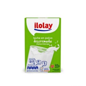 LECHE EN POLVO ILOLAY DESCREMADA 400GR