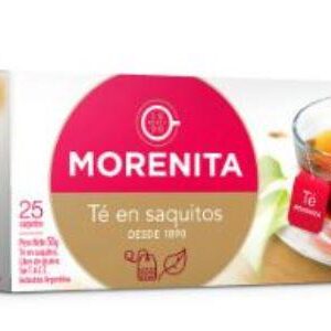 TE CLASICO MORENITA 25 SAQUITOS