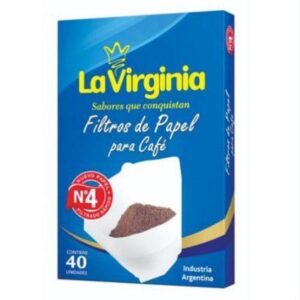 FILTROS DE PAPEL N°4 LA VIRGINIA 40UN