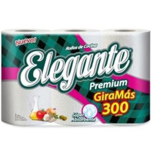 ROLLO DE COCINA ELEGANTE GIRA MAS 3UN X 100 PAÑOS
