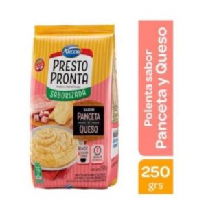 POLENTA PRESTO PRONTA PANCETA Y QUESO 250GR