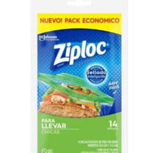 BOLSAS ZIPLOC PARA LLEVAR CHICAS 14UN