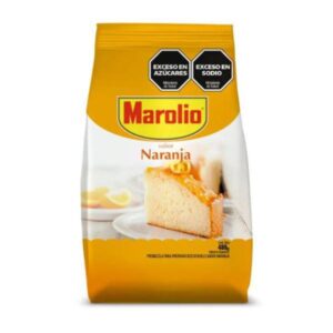 PREMEZCLA MAROLIO PARA BIZCOCHUELO SABOR  NARANJA 480GR