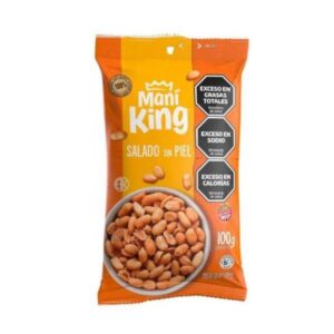 MANI SALADO SIN PIEL MANI KING 100GR
