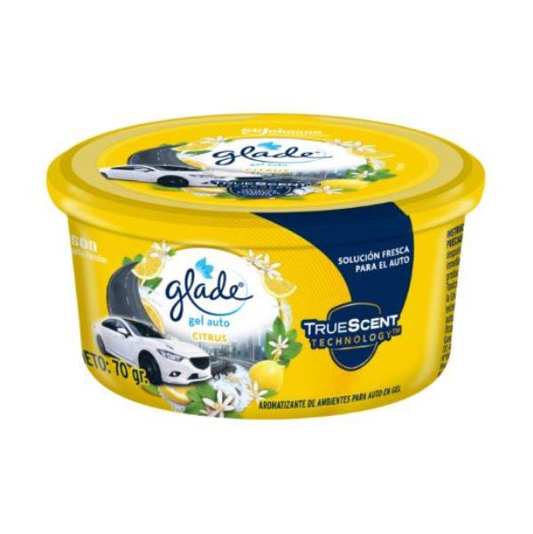 AROMATIZANTE AUTO GLADE GEL CITRUS 70GR