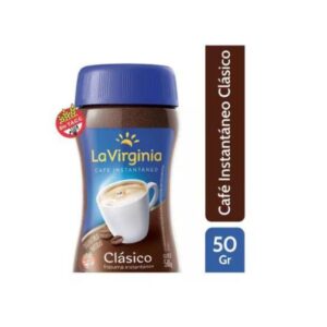 CAFE INSTANTANEO LA VIRGINIA CLASICO FRASCO 50GR