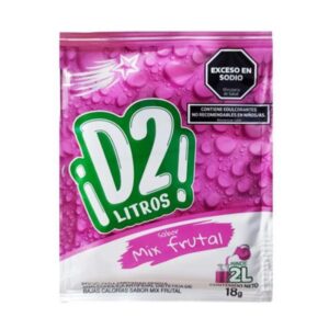 JUGO EN POLVO D2 LITROS MIX FRUTAL 18GR