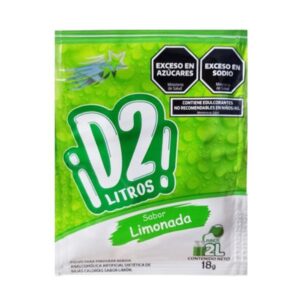 JUGO EN POLVO D2 LITROS LIMONADA 18GR