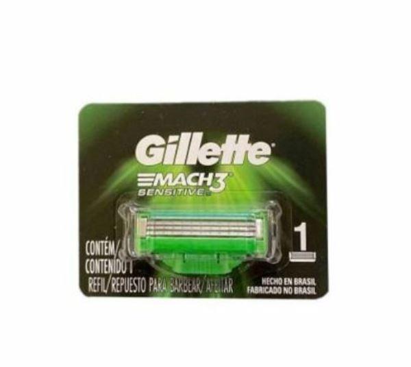 REPUESTO MAQUINA GILLETTE MACH 3 SENSITIVE ALOE 1UN