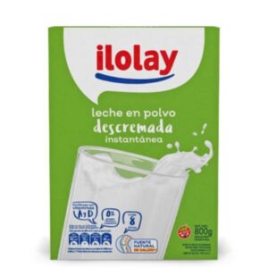 LECHE EN POLVO ILOLAY DESCREMADA 800GR