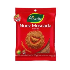 CONDIMENTO NUEZ MOSCADA MOLIDA ALICANTE 25GR
