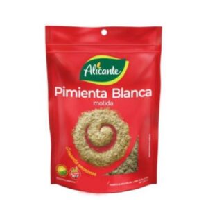CONDIMENTO PIMIENTA BLANCA MOLIDA ALICANTE 25GR