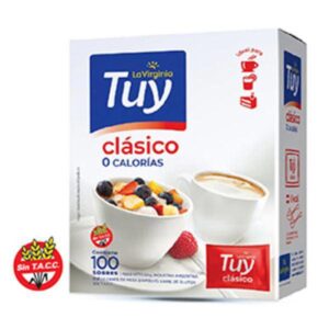 EDULCORANTE TUY POLVO CLASICO 100 SOBRES