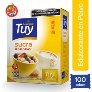 EDULCORANTE TUY POLVO SUCRA 100 SOBRES
