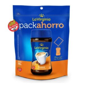 CAFE INSTANTANEO LA VIRGINIA SUAVE PACK AHORRO 100GR