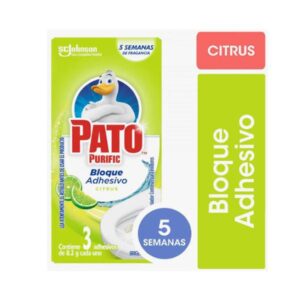 ADHESIVO LIMPIA INODOROS PATO CITRUS 3UN