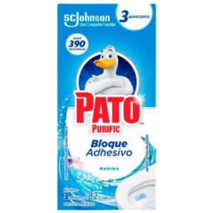 ADHESIVO LIMPIA INODOROS PATO MARINA 3UN