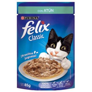 ALIMENTO HUMEDO PARA GATOS FELIX SABOR ATUN 85GR