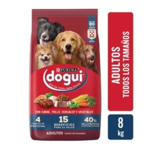 ALIMENTO PARA PERROS ADULTOS DOGUI CARNE Y POLLO 8KG