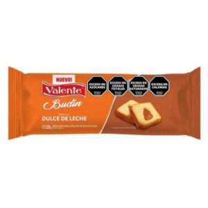 BUDIN VALENTE RELLENO CON DULCE DE LECHE 170GR