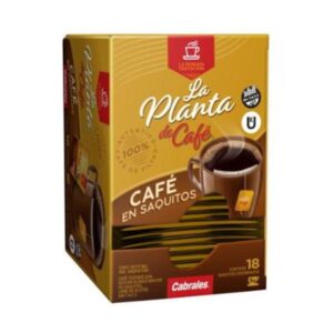 CAFE EN SAQUITOS LA PLANTA DE CAFE TOSTADO 18 SOBRES
