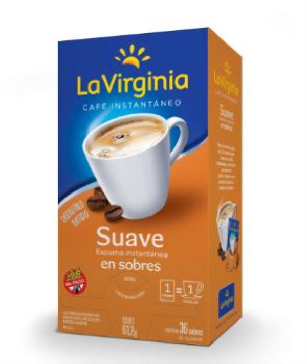 CAFE INSTANTANEO LA VIRGINIA SUAVE 36 SOBRES