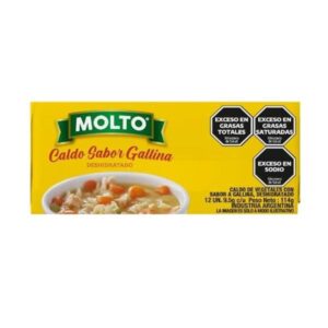 CALDO MOLTO SABOR GALLINA 12 CUBITOS