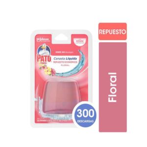 CANASTA LIQUIDA PARA INODORO PATO PURIFIC FULL FLORAL 50ML