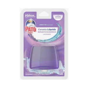 CANASTA LIQUIDA PARA INODORO PATO PURIFIC FULL LAVANDA 50ML