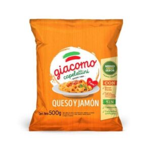 CAPELETIS GIACOMO QUESO Y JAMON 500GR