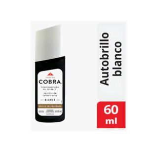 CERA PARA CALZADO COBRA AUTOBRILLO BLANCO 60ML