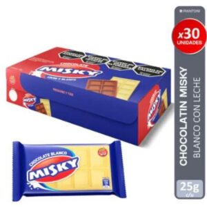 CHOCOLATE BLANCO MISKI 25GR