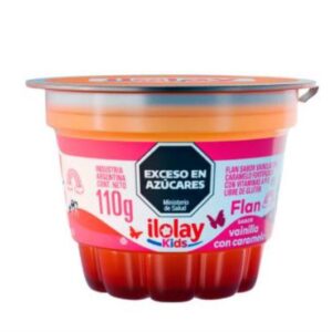 FLAN ILOLAY VAINILLA CON CARAMELO 110GR