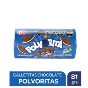 GALLETAS POLVORITAS SABOR CHOCOLATE 81GR