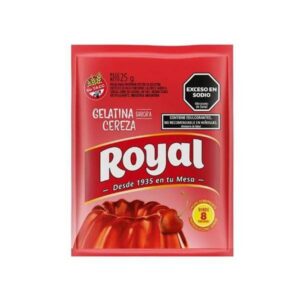 GELATINA ROYAL SABOR A CEREZA 25GR