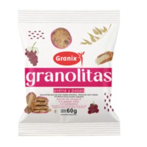 GALLETAS GRANOLITA AVENA Y PASAS 60GR
