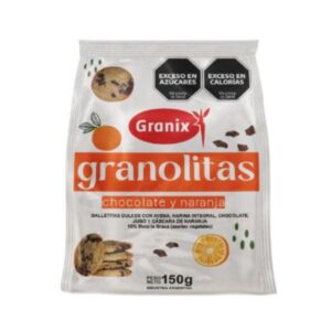 GALLETAS GRANOLITAS CHOCOLATE Y NARANJA 150GR