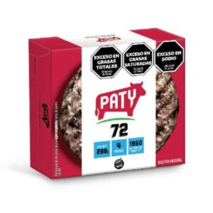 HAMBURGUESAS PATY CLASICAS 4UN