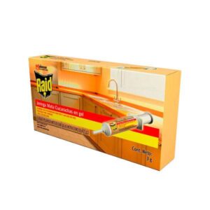 INSECTICIDA RAID JERINGA COCINA MATA CUCARACHA EN GEL 3GR