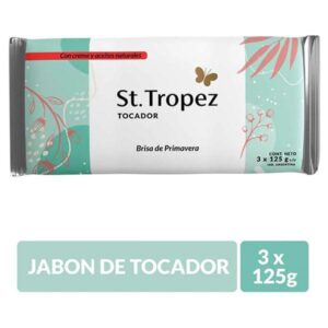 JABON ST TROPEZ BRISA DE PRIMAVERA PACK 3 X 125GR