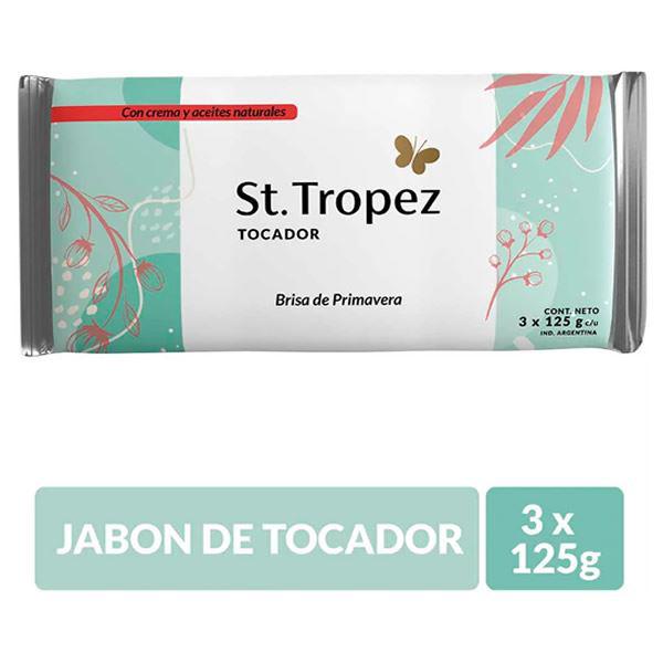 JABON ST TROPEZ BRISA DE PRIMAVERA PACK 3 X 125GR