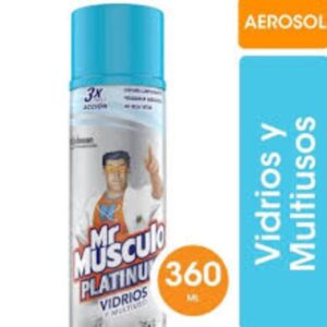 LIMPIADOR VIDRIOS MR MUSCULO PLATINUM 360ML