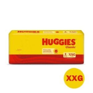 PAÑALES HUGGIES CLASSIC XXG 8UN