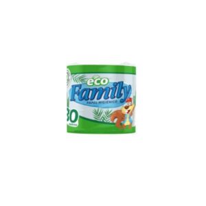 PAPEL HIGIENICO ECO FAMILY 1UN X 30 METROS