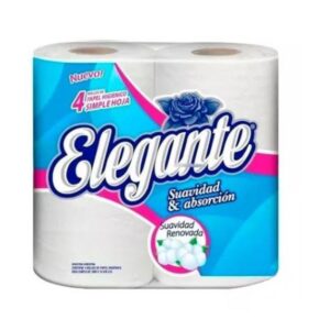 PAPEL HIGIENICO ELEGANTE 4UN X 30 METROS