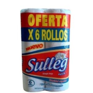 PAPEL HIGIENICO SULLEG EXTRA BCO 6UN X 30 METROS