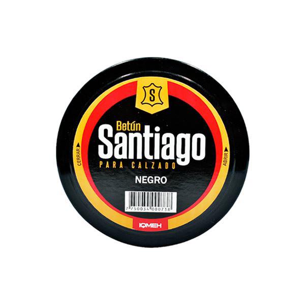 POMADA SANTIAGO PARA CALZADO NEGRO 30GR