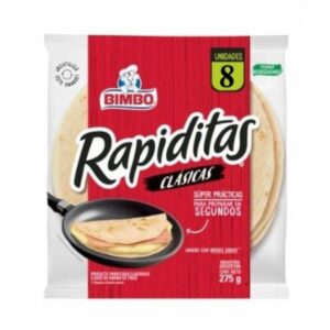 TORTILLAS BIMBO RAPIDITAS CLASICAS 8UN