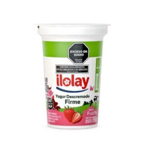 YOGUR FIRME ILOLAY DESCREMADO DIETETICO FRUTILLA 190GR